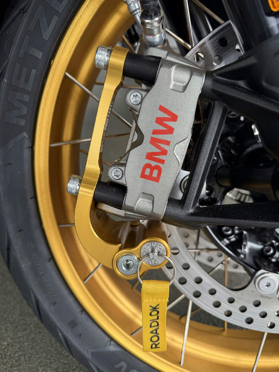 RoadLok XRA Eurosport 100 mm BMW/HD, right — satin gold